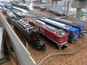機関車群模型
