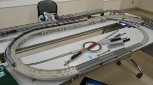 中央に転車台が見える