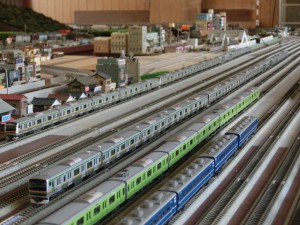 車両基地の模様